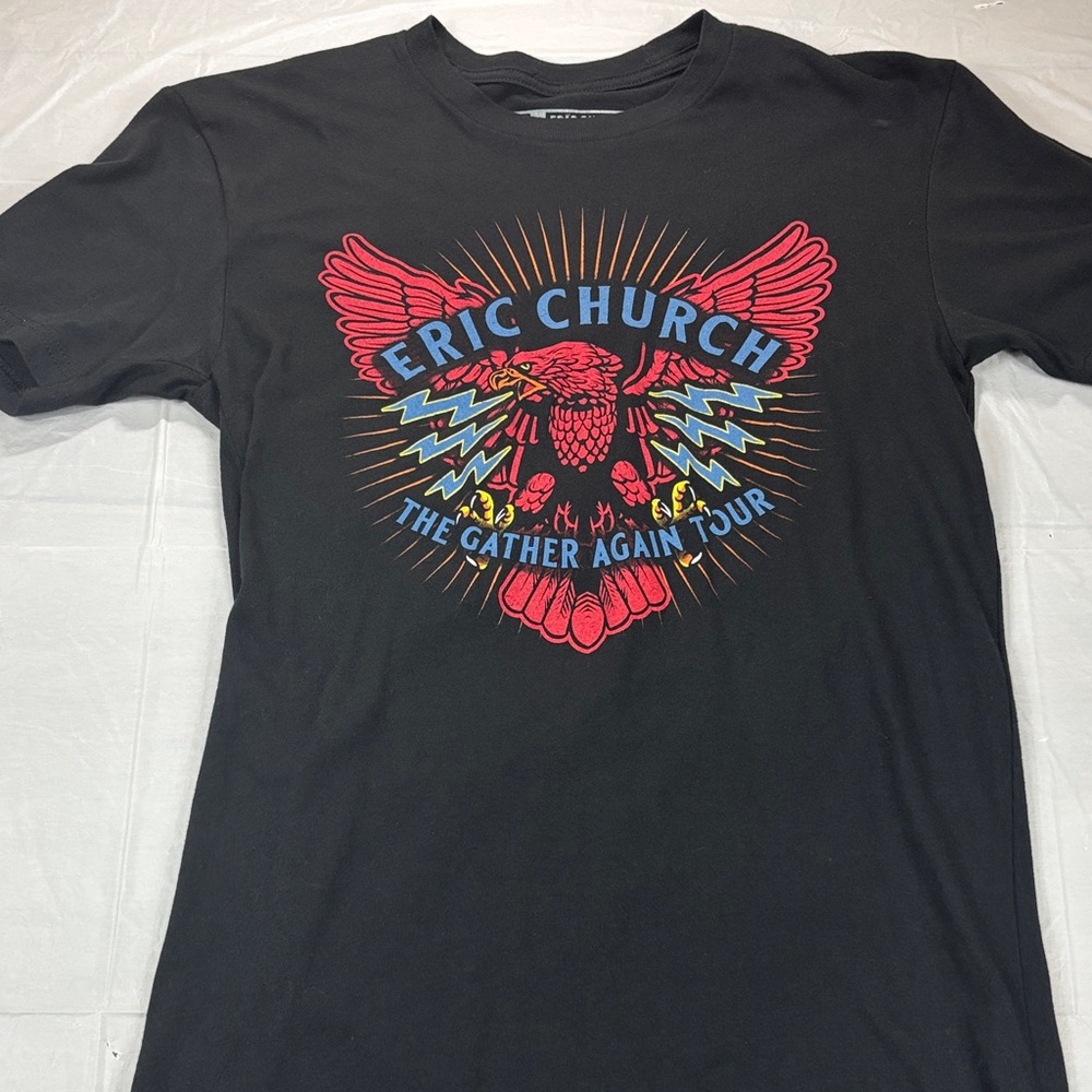 ERIC CHURCH THE GATHER AGAIN 21/22 TOUR BLACK T SHIRT